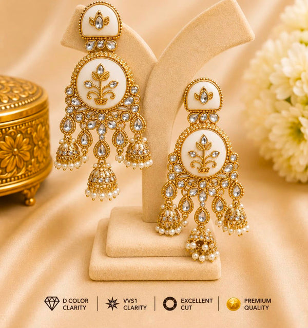 White Mother of Pearl Earrings